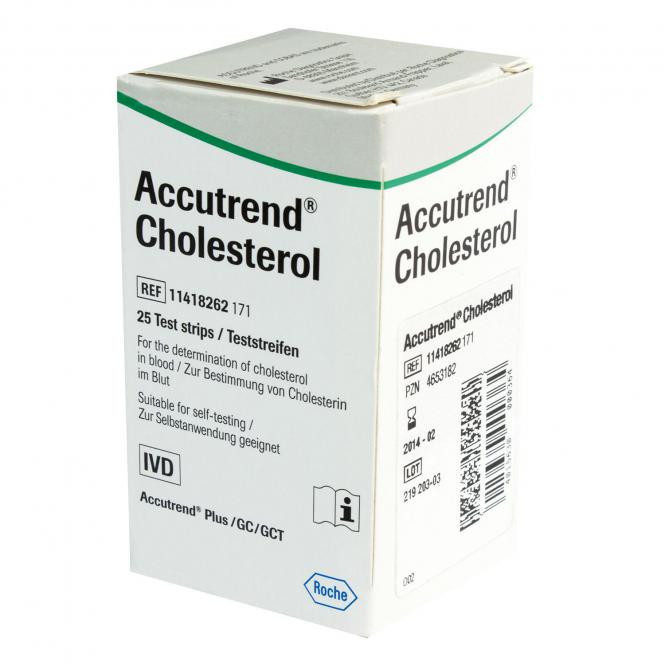 Image of Accutrend koleszterin tesztcsík 25 db