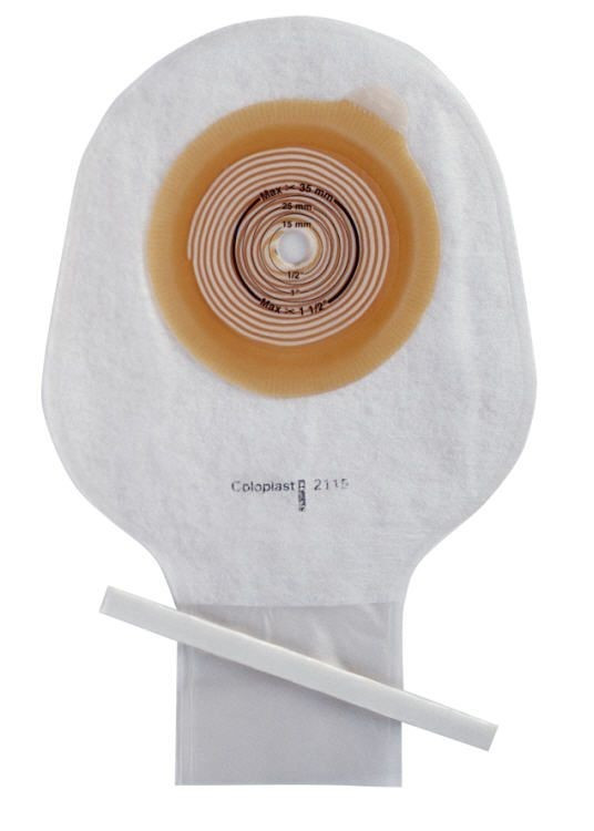 Image of Coloplast 8002 alterna gyermek egyrészes öntapadós üríthető hidrocolloid bőrszínű 10-35 mm/ 250mm