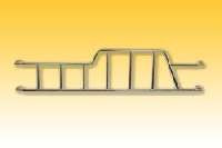 Image of Fehér festett oldalrács