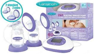 Image of Lansinoh 2 az 1-ben elektromos dupla mellszívó