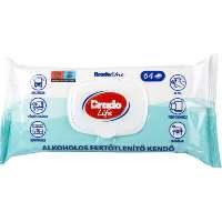 Image of BradoLife alkoholos fertőtlenítő kendő 64 db