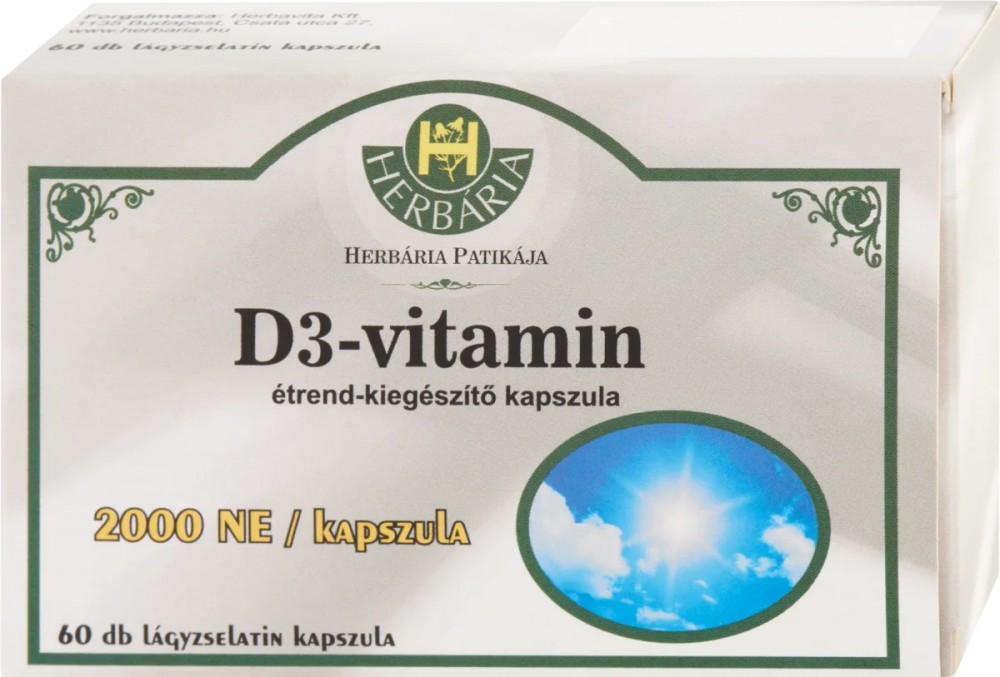 Image of D3 Vitamin étrendkiegészítő 2000NE - 60DB