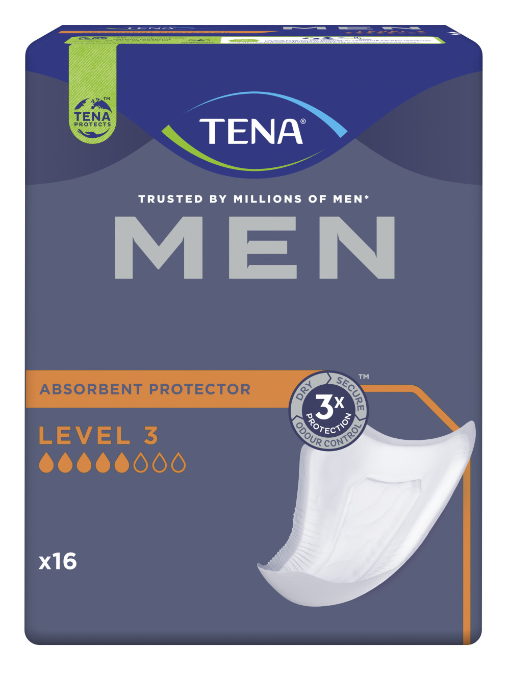 Image of Tena Men Level férfi inkontinencia betét 3 - 16db