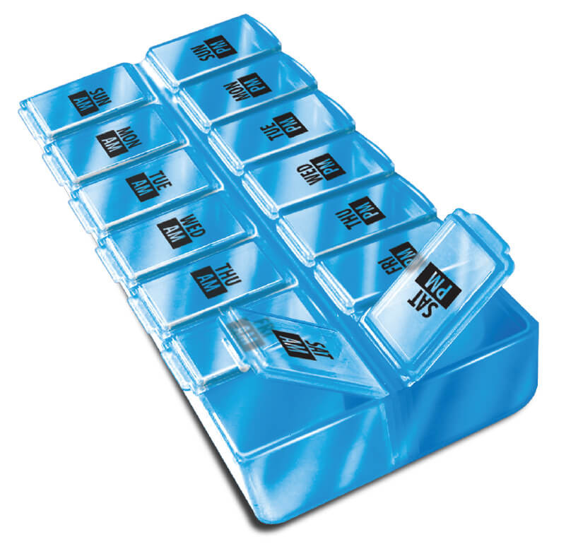 Image of Gyógyszeradagoló 1 hetes 2 rekeszes