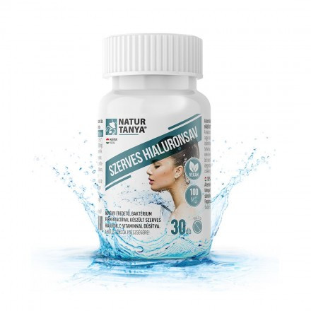 Image of Natur Tanya Szerves, fermentált növényi hialuronsav és C-vitamin tabletta - 30db