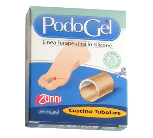 Image of PodoGel szilikon félkörös lábujjvédő gyűrű 10 cm hosszú, vágható