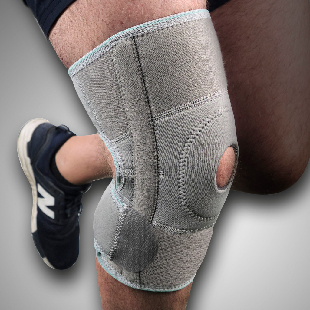 Image of Premia neoprén térdrögzítő fémspirálsin oldaltámasszal