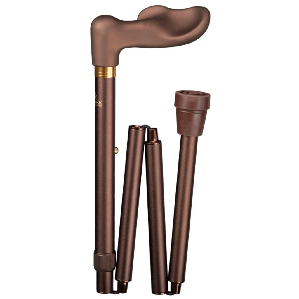 Image of Anatómiai fogantyús, összecsukható járóbot