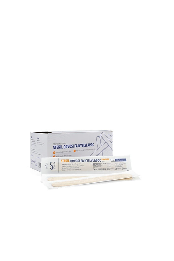 Image of Elysium steril egyesével csomagolt orvosi fa nyelvlapoc standard 100 db