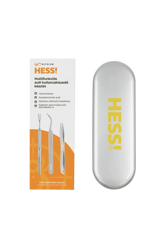 Image of Elysium HESS! Multifunkciós 3 részes acél kullancskiszedő készlet