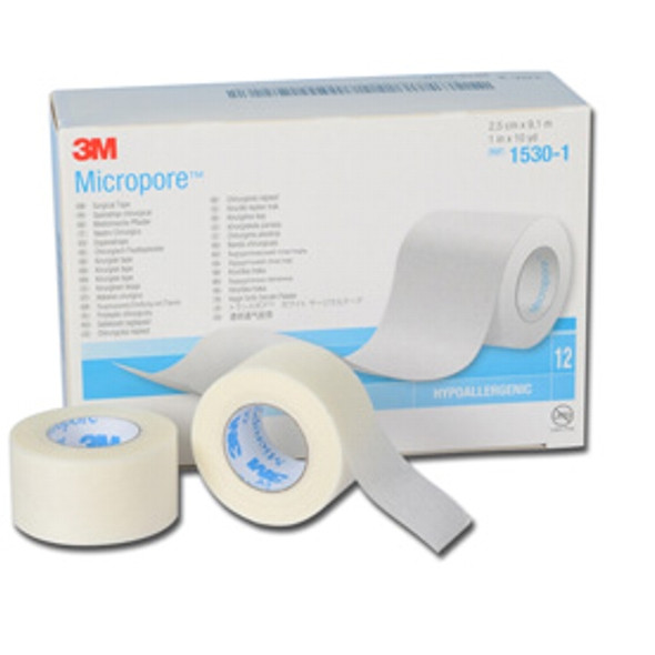 Image of 3M MICROPORE™ ragtapasz - 2,5 cm x 9.14 m