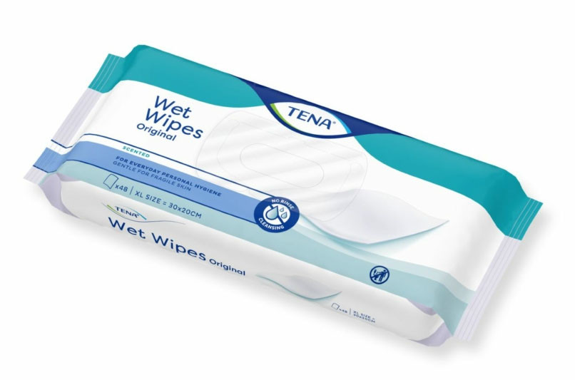 Image of TENA ProTection nedves törlőkendő 48x